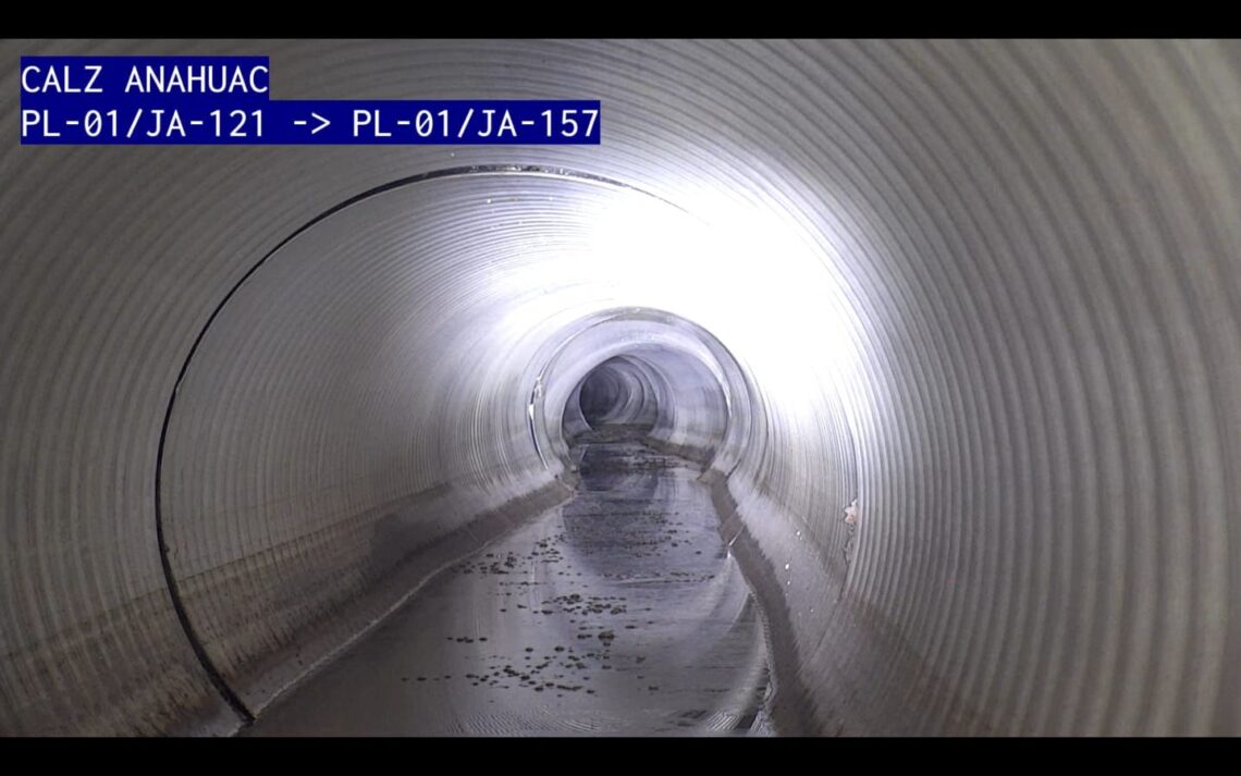 CESPM lleva a cabo trabajos de video inspección en puntos estratégicos de la red pluvial