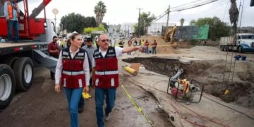 Avanza al 80% reparación de fuga en acueducto Florido-Aguaje: Gobernadora Marina del Pilar