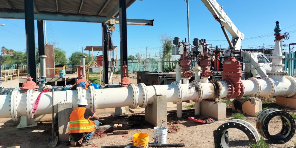 Concluyen trabajos de actualización en planta de bombeo #7 de Mexicali