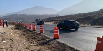 Recomiendan precaución al circular sobre corredor 2000 a la altura de Col. Altiplano