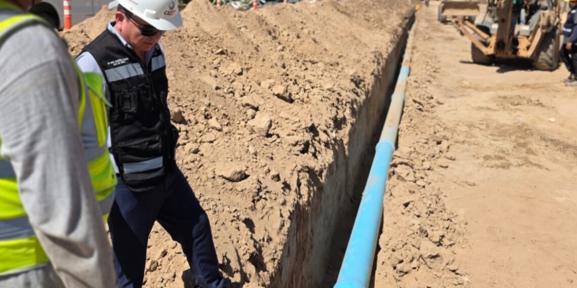 Inicia en Mexicali construcción de línea de alimentación de agua potable en Ejido Veracruz 2