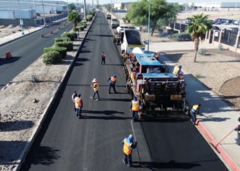 Trabaja SIDURT en rehabilitación del bulevar Carranza