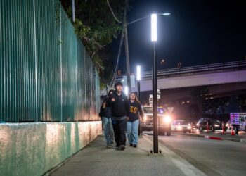 Inaugura presidente municipal Ismael Burgueño Ruiz ‘Sendero Seguro’ en Vía Rápida Poniente