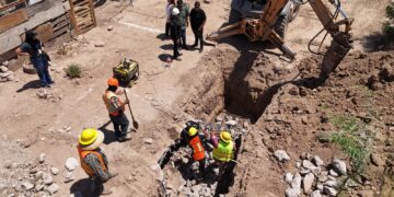 Continúa CESPM instalación de red de agua potable en Col. Huertas del Progreso, Mexicali