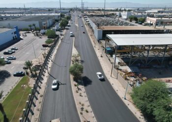 Concluyen rehabilitación en bulevar Venustiano Carranza, Mexicali