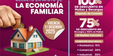 CESPM impulsa decreto en apoyo de la economía familiar con descuentos en multas y recargos