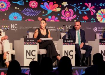 Comparte gobernadora Marina del Pilar visión de Baja California como Mega Región estratégica en el North Capital Forum