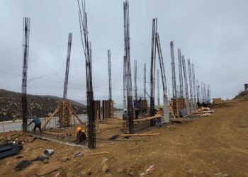 Supervisan construcción del nuevo CBTIS 290 en la Zona Este de Tijuana