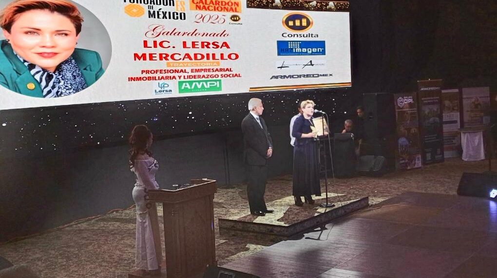 Recibe Presidenta de AMPI Tijuana Lersa Mercadillo el “Galardón Forjadores de México 2025”