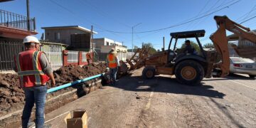 CESPM avanza con el reemplazo de línea de conducción en la colonia Conjunto Urbano Universitario, Mexicali
