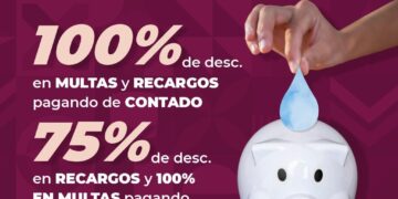 Invitan a aprovechar condonación de multas y recargos en servicio de agua potable