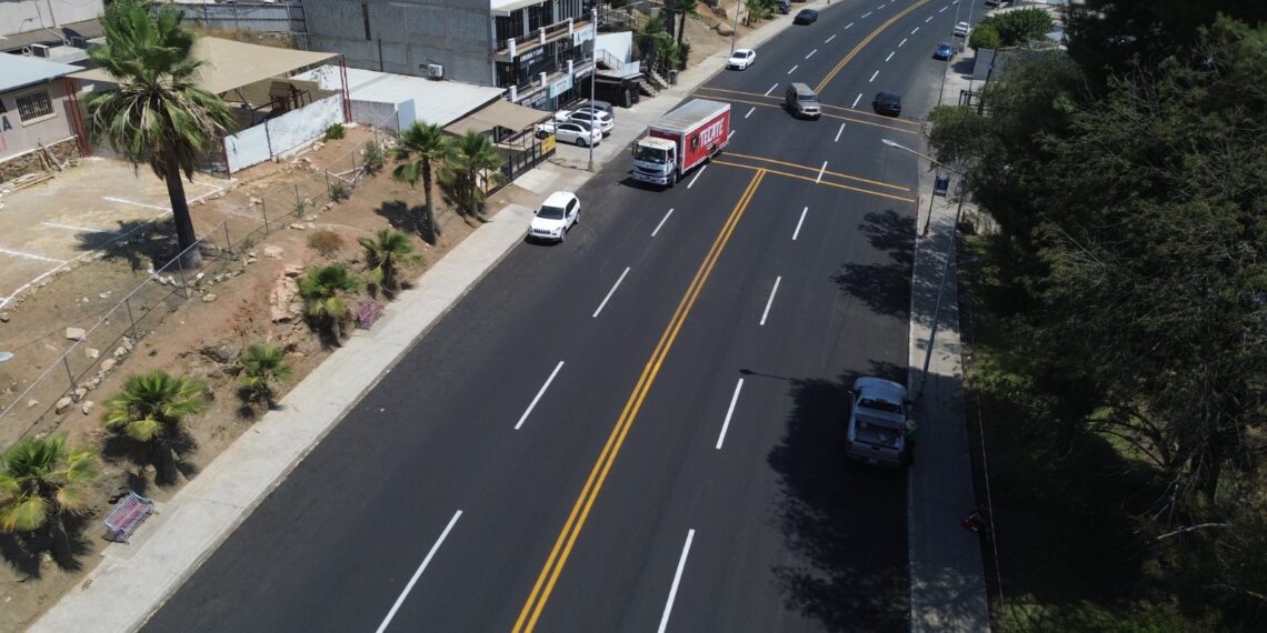 Destaca SIDURT trabajos de recicladora de asfalto durante 2025 en BC