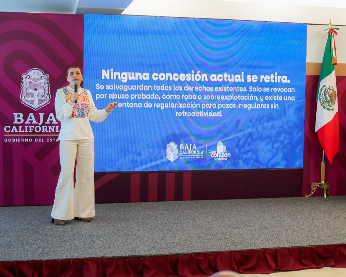 Nueva Ley de Aguas garantiza que los recursos hídricos sigan siendo un bien del pueblo: Marina del Pilar