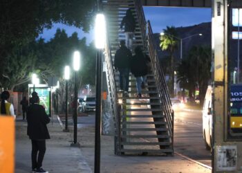 Instalan luminarias de Sendero Seguro en el Parque Morelos y zona universitaria del bulevar Insurgentes