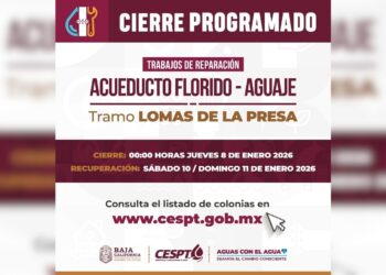 Corte de agua para 691 colonias de Tijuana y Rosarito inicia este jueves: CESPT