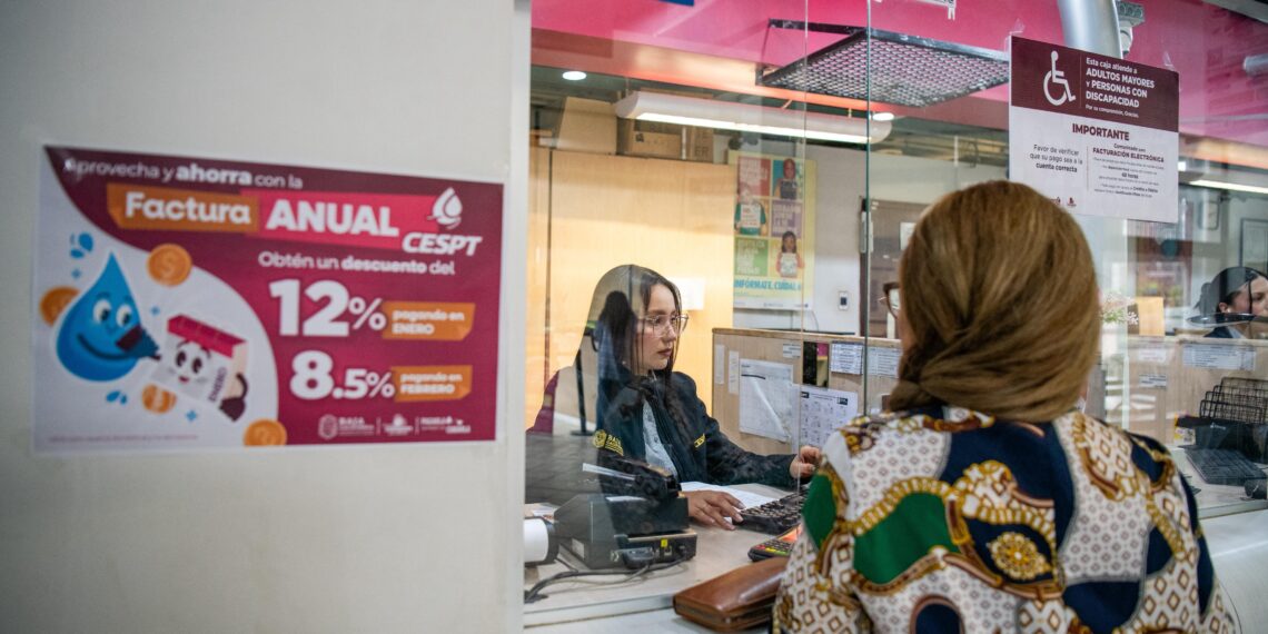 Invita CESPT a aprovechar beneficio de pago anual anticipado