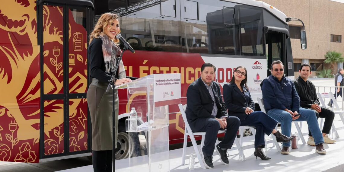 Entra en marcha primera ruta de transporte eléctrico en Mexicali: Marina del Pilar