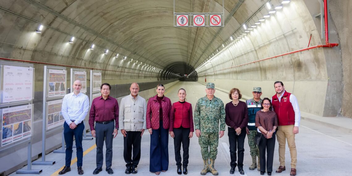 Inauguran primer tramo del Viaducto Elevado y primera etapa de universidad pública presidenta Sheinbaum y Marina del Pilar