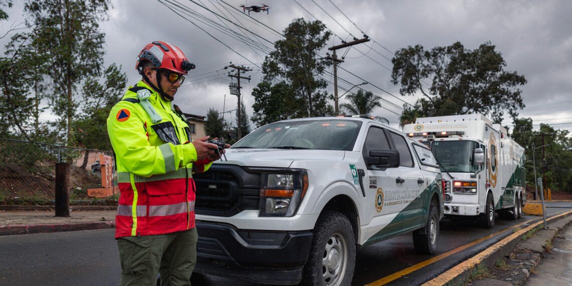 Lluvias en Tijuana: refuerzan mantenimiento de servicios urbanos