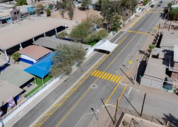 Gobernadora Marina del Pilar lleva “Calles seguras, Familias seguras” a la colonia Solidaridad Social con entrega de pavimento