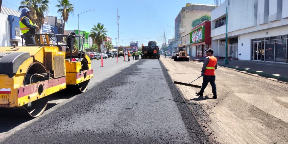 Avanza rehabilitación de avenida Francisco I. Madero en Mexicali: SIDURT