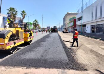 Avanza rehabilitación de avenida Francisco I. Madero en Mexicali: SIDURT