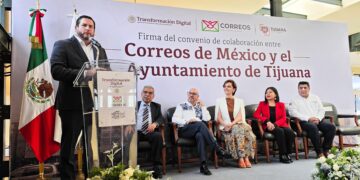 Rehabilitaran el edificio postal en Tijuana: Firma Ismael Burgueño convenio de colaboración con Correos de México