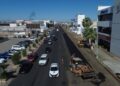 Continúa reciclado asfáltico en Av. Francisco I. Madero de Mexicali
