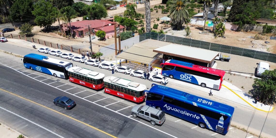 Inauguran Central de Autobuses en Valle de Guadalupe: Gobernadora Marina del Pilar