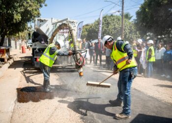 Fortalece CESPT bacheo para reducir tiempos de reposición de pavimento