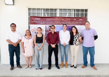 XXV Ayuntamiento invierte 1.4 mdp en dos nuevas aulas para la Primaria Himno Nacional Mexicano